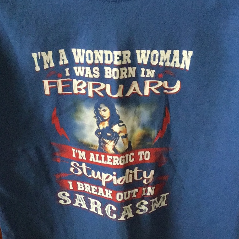Wonder Woman February T Shirt - Picture 2 of 2